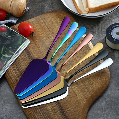 Stainless Steel Cake Shovel with Serrated Edge Tool