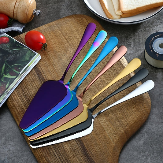 Stainless Steel Cake Shovel with Serrated Edge Tool