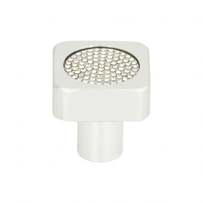 Crystal Square Inset Knob