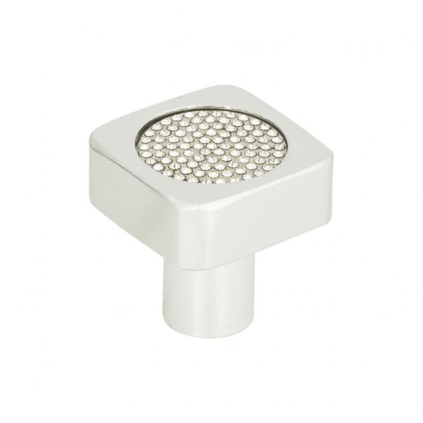 Crystal Square Inset Knob