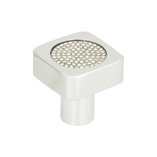 Crystal Square Inset Knob