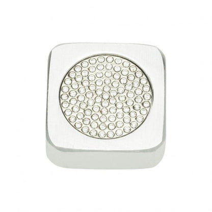 Crystal Square Inset Knob