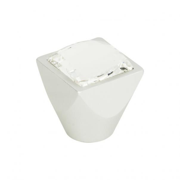 Crystal Large Square Knob