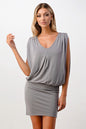 Sleeveless Draped Mini Dress with V-Neckline | Apparel | Kitchen + Metal