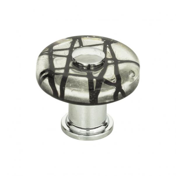 Eclipse Glass Round Knob