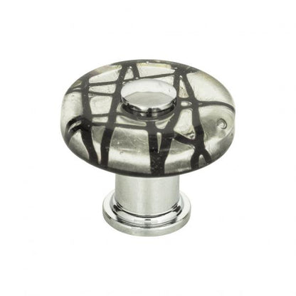 Eclipse Glass Round Knob
