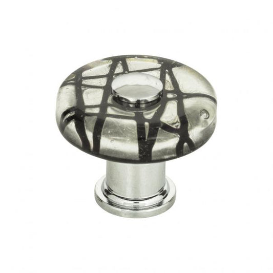 Eclipse Glass Round Knob