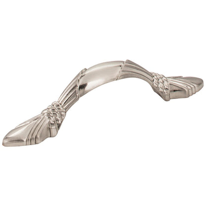 3" Center-to-Center Satin Nickel Baroque Capri Cabinet Pull