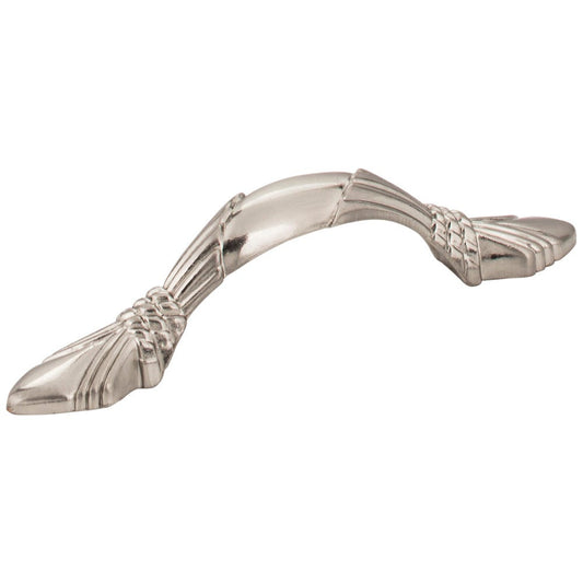 3" Center-to-Center Satin Nickel Baroque Capri Cabinet Pull