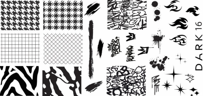 STAMPING PLATE DARK 16 Article : DARK16