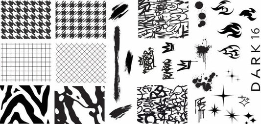 STAMPING PLATE DARK 16 Article : DARK16