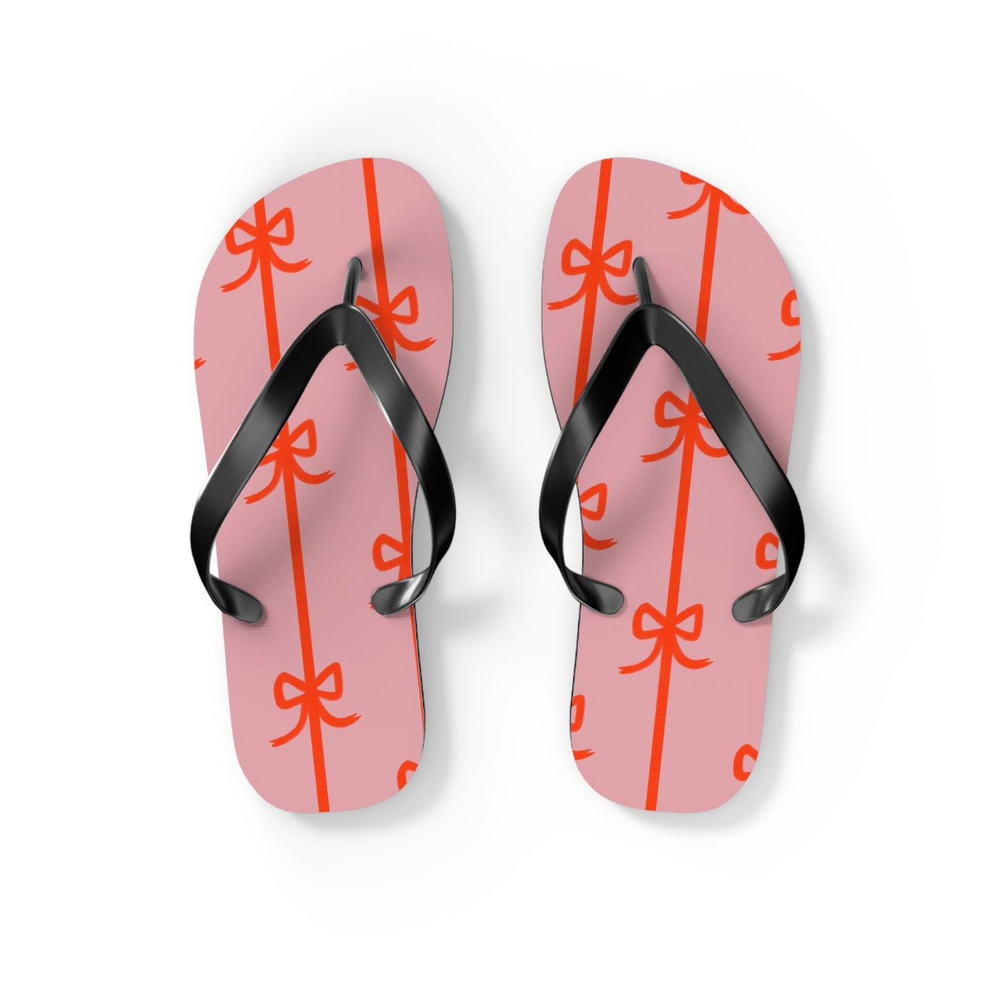 Customizable: Chic Bow Flip Flops, Stylish Summer Sandals, Women's Beach Footwear, Cute Vacation Slippers, Trendy Pool Shoes
