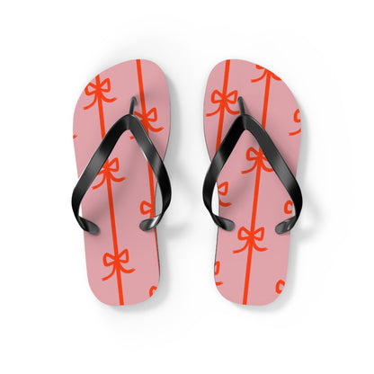 Customizable: Chic Bow Flip Flops, Stylish Summer Sandals, Women's Beach Footwear, Cute Vacation Slippers, Trendy Pool Shoes