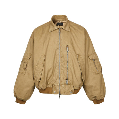 Bomber Jacket Coat Cotton-padded Jacket Men