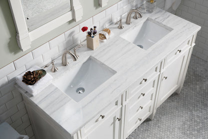 Brittany 60" Double Vanity in Bright White