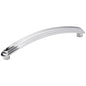96 mm Center-to-Center Polished Chrome Arched Calloway Cabinet Pull