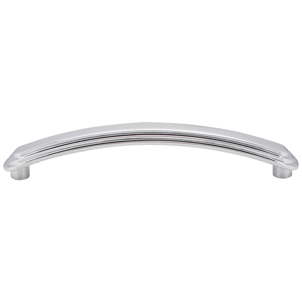 96 mm Center-to-Center Polished Chrome Arched Calloway Cabinet Pull