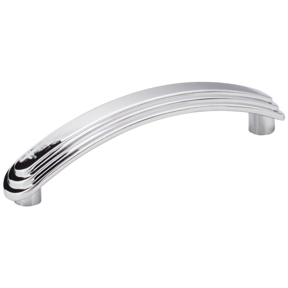 96 mm Center-to-Center Polished Chrome Arched Calloway Cabinet Pull