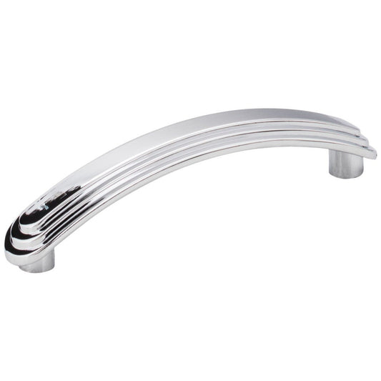 96 mm Center-to-Center Polished Chrome Arched Calloway Cabinet Pull