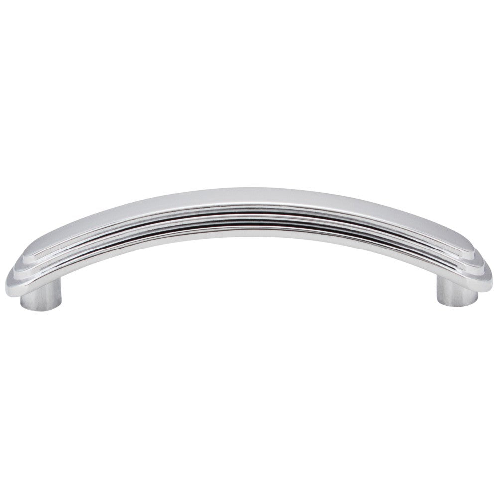 96 mm Center-to-Center Polished Chrome Arched Calloway Cabinet Pull