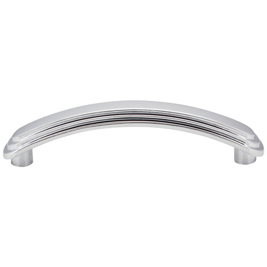96 mm Center-to-Center Polished Chrome Arched Calloway Cabinet Pull