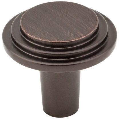 1-1/8" Diameter Satin Nickel Round Calloway Cabinet Knob
