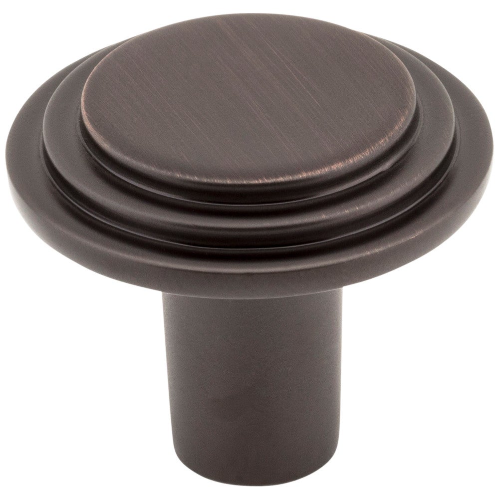 1-1/8" Diameter Satin Nickel Round Calloway Cabinet Knob