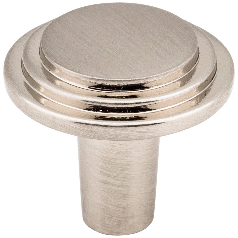 1-1/8" Diameter Satin Nickel Round Calloway Cabinet Knob
