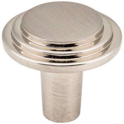 1-1/8" Diameter Satin Nickel Round Calloway Cabinet Knob