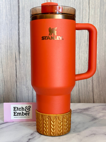 GOLD MACRAME Tumbler Boot -fits 20-40oz