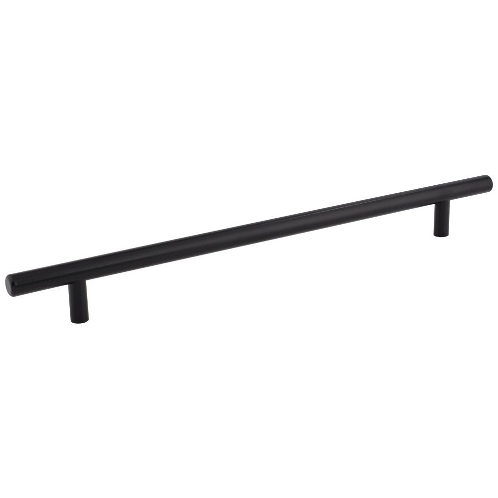 96 mm Center-to-Center Hollow Matte Black Stainless Steel Naples Cabinet Bar Pull