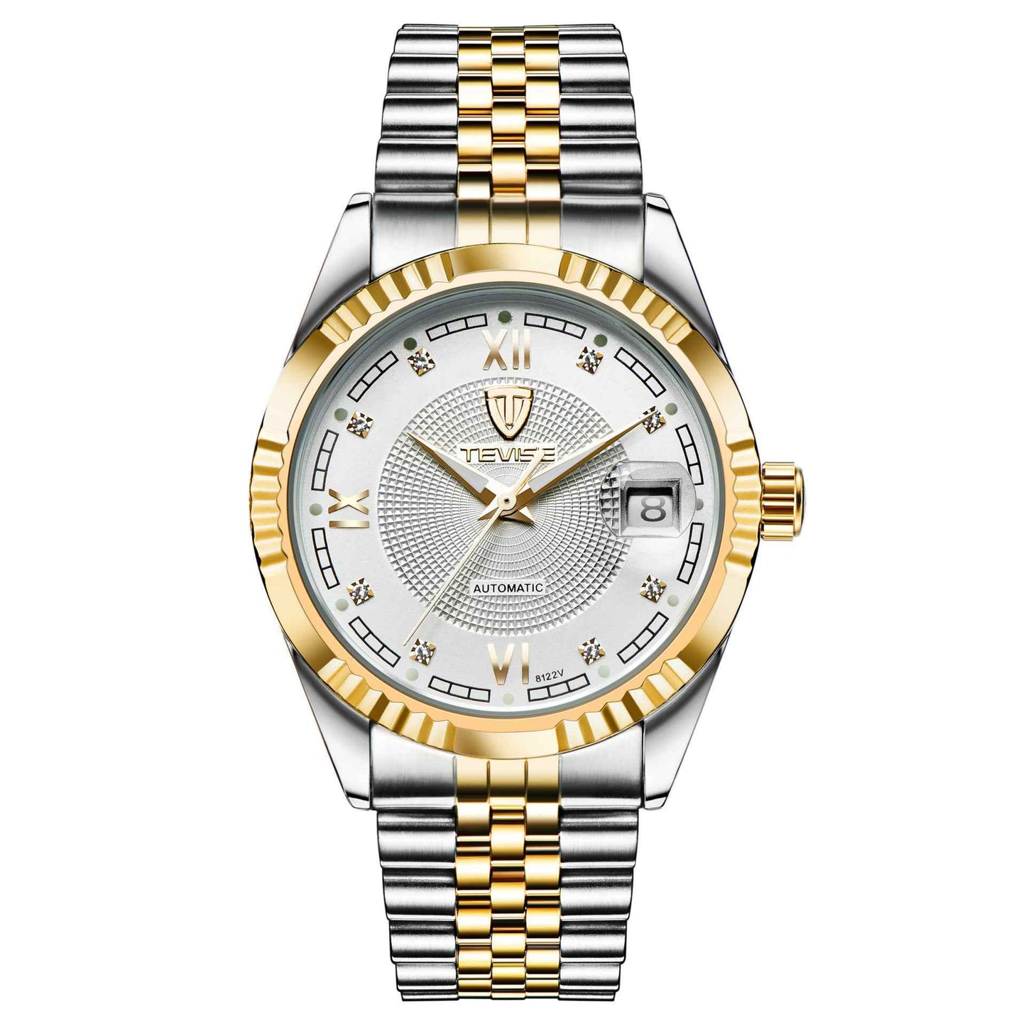 Teweisi Waterproof Automatic Geneva Men's Diamond Watch – Fashion Mechanical