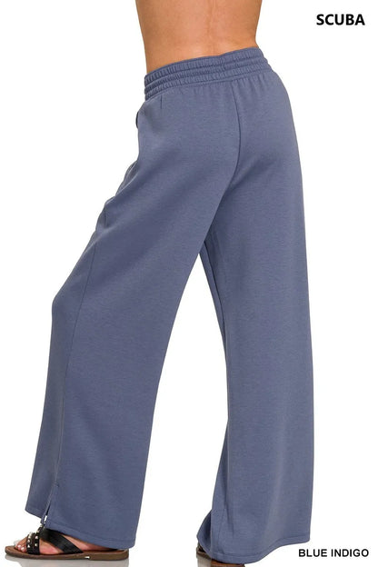 Zenana Scuba Drawstring Pants