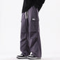 Couple American Retro High Street Fashionable Pleated Straight Cargo Pants