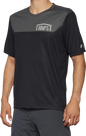 100% Airmatic Jersey - Short-Sleeve - Black/Charcoal - XL 40014-00003