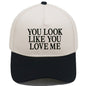 Embroidered Color-Block Casual Baseball Cap For Men And Women