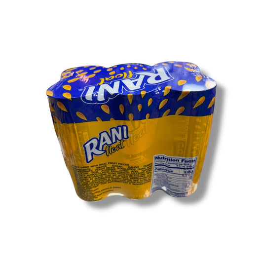 Rani Float Mango - Refreshing Real Mango Juice Drink with Real Mango Pieces - 6 Pack (240ml Each)