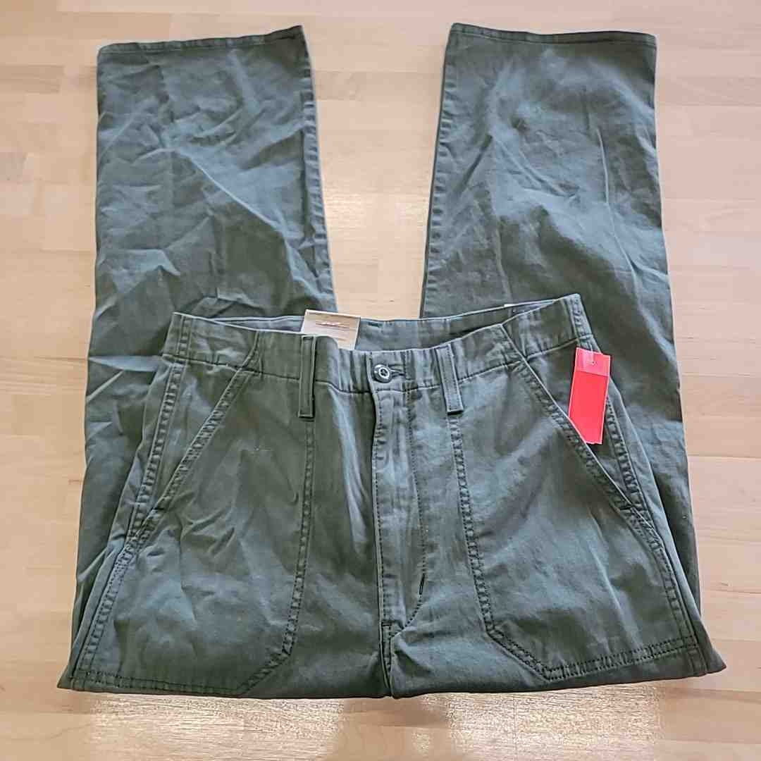 Levi Size 30 Green Surplus Straight Jeans  Pants