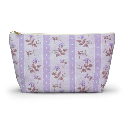 Customizable: Chic Floral Accessory Pouch, Makeup Bag, Travel Organizer, Gift for Her, Floral Toiletry Bag, Cute Pencil Case