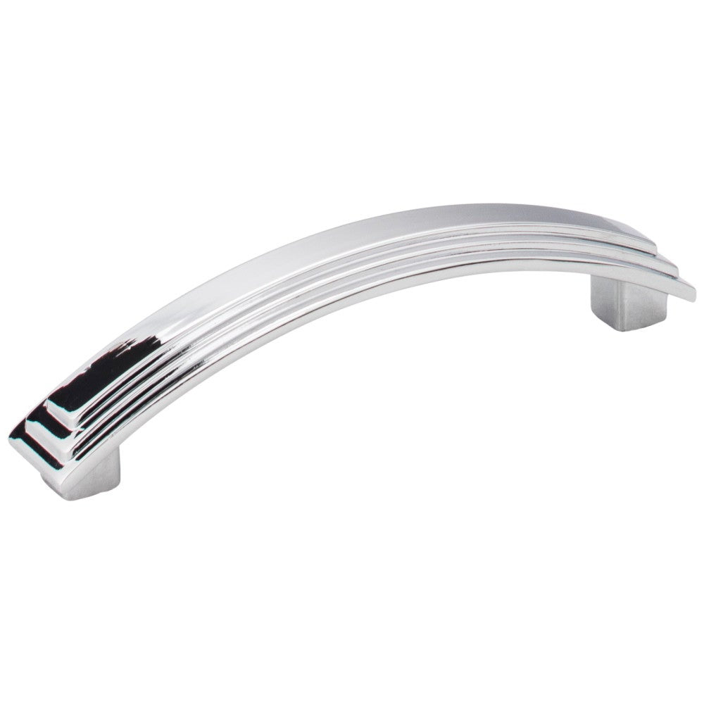 96 mm Center-to-Center Satin Nickel Arched Calloway Cabinet Pull