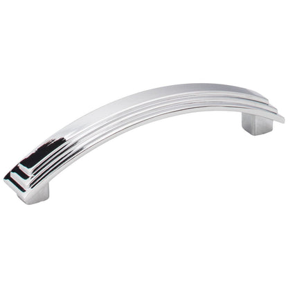 96 mm Center-to-Center Satin Nickel Arched Calloway Cabinet Pull