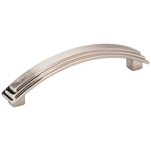 96 mm Center-to-Center Satin Nickel Arched Calloway Cabinet Pull