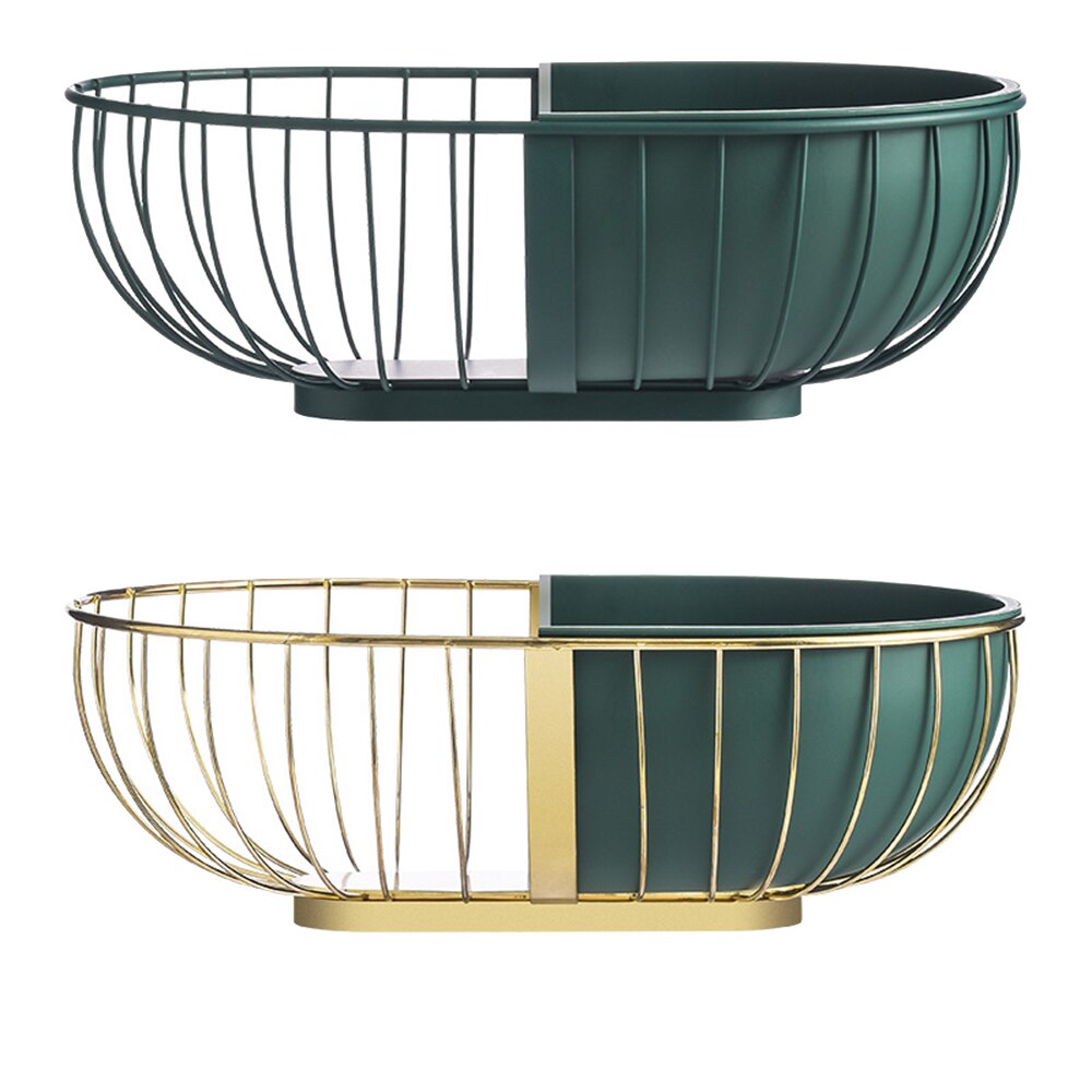 Metal Hollowed Out Fruit Vegetable Snack Tray Bowl Basket | Kitchen Essentials | Kitchen + Metal