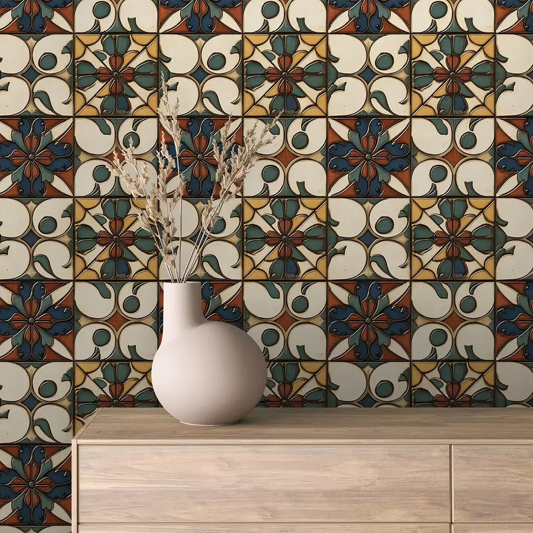 Andalusian Bloom Tile Wallpaper