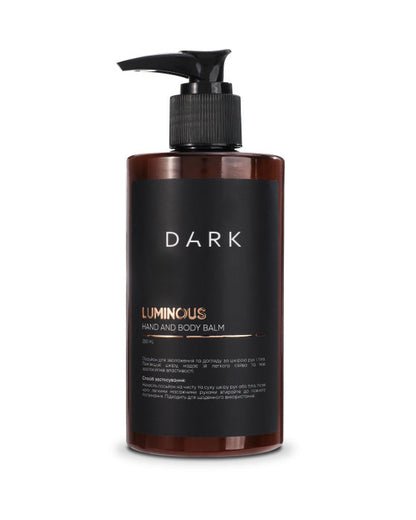 DARK Luminous hand and body balm, 250 ml