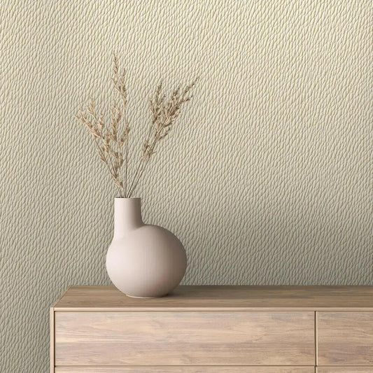 Elegant Ivory Shagreen Wallcovering