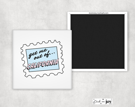 CALIFORNIA - CHAPPELL ROAN INSPIRED 2x2 MAGNET
