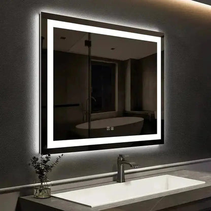 36 x 24  Inch Center Glow LED Bathroom Mirror