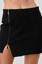High-Waisted Zip-Front Mini Skirt | Apparel | Kitchen + Metal