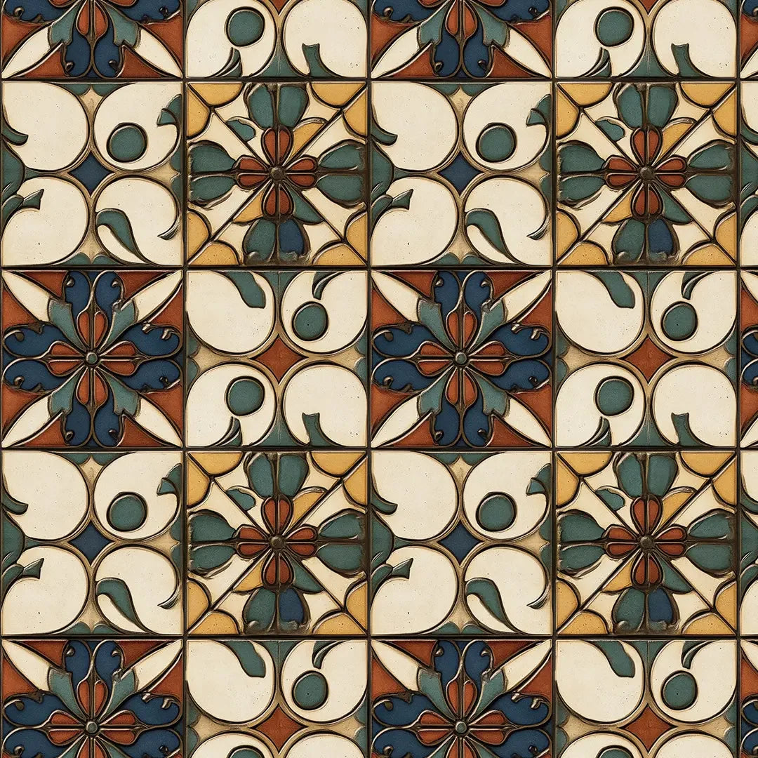 Andalusian Bloom Tile Wallpaper